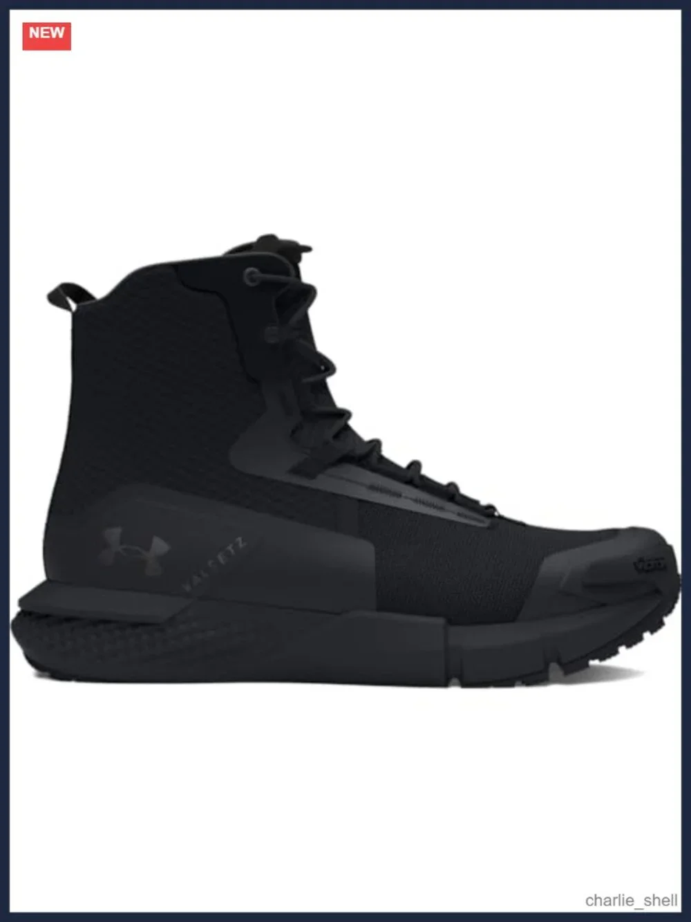 Men's Tactical Work Boots Side Zip Synthetic PU High Top Contoura Support